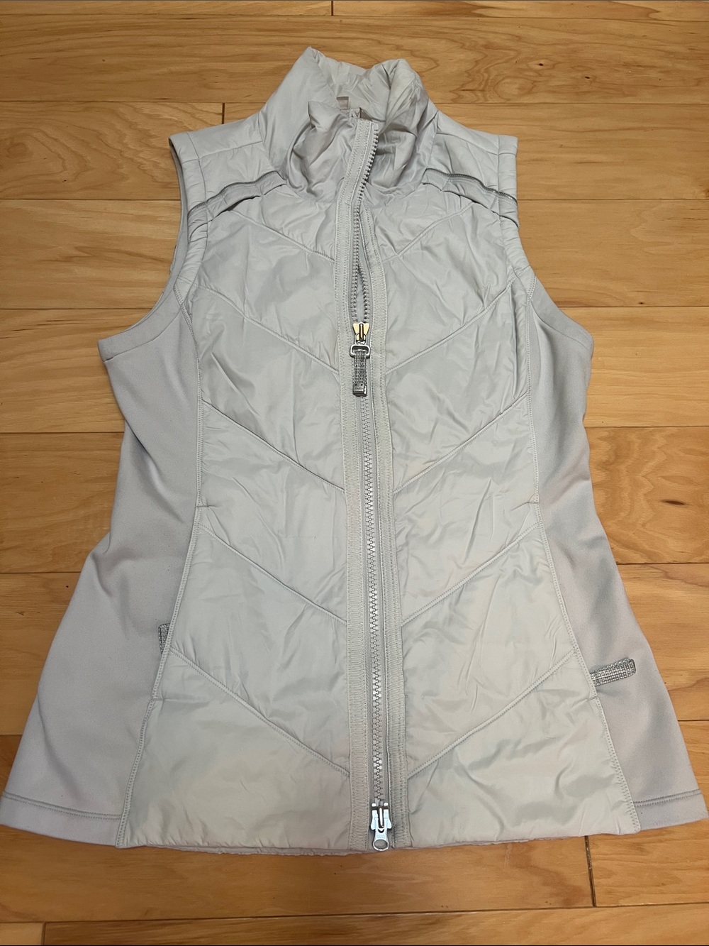 Light Gray Quilted Women's Vest
